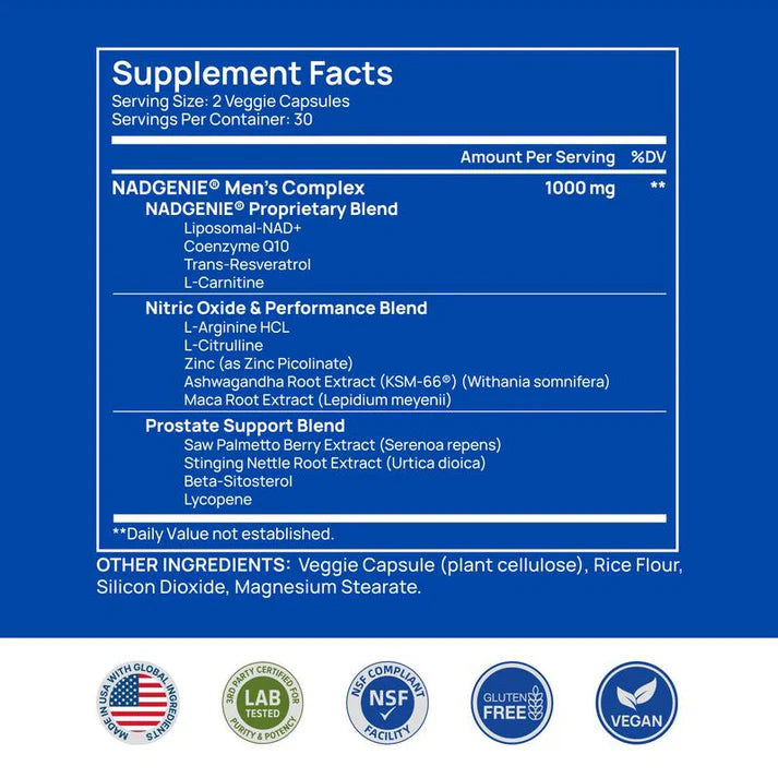 Men’s NAD+ Energy & Circulation Complex