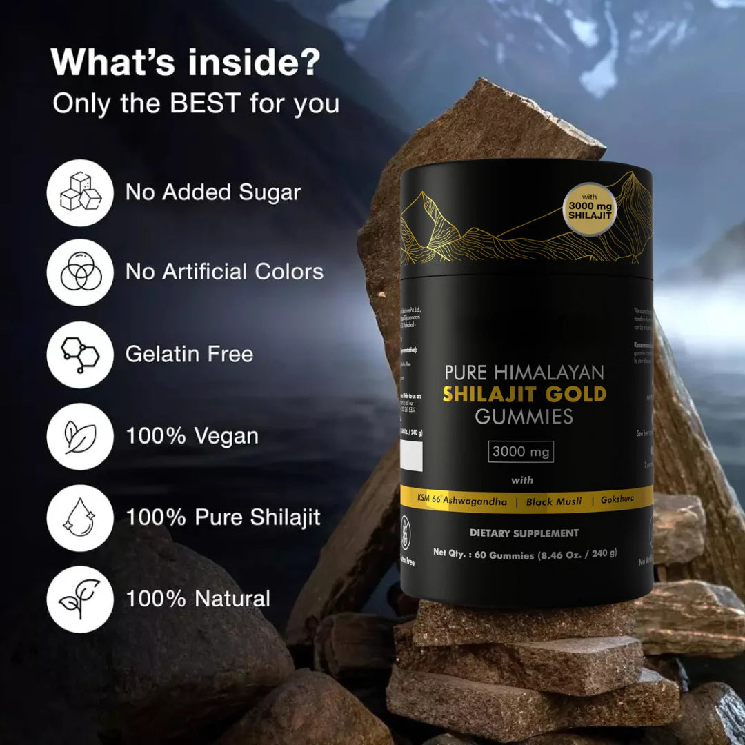 Pure Himalayan Shilajit Gold Gummies