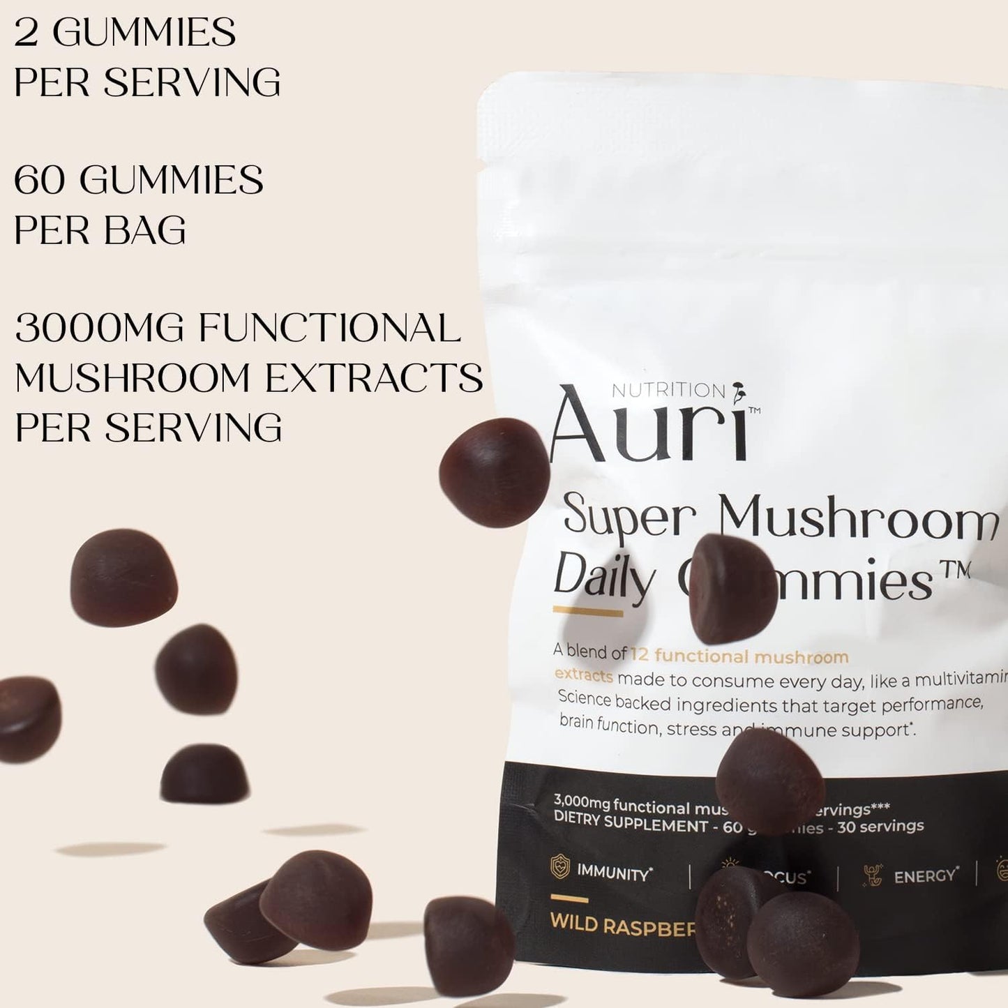 Super Mushroom Daily Gummies