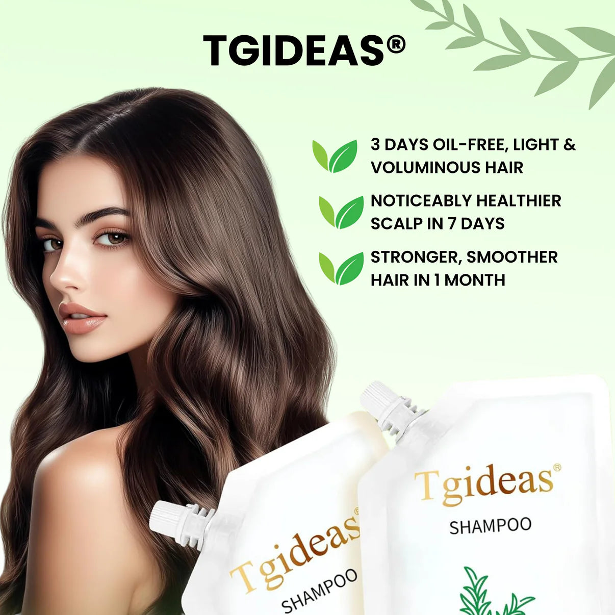 Tgideas® Rosemary Amino Acid Shampoo – Volumizing, Anti-Hair Loss & Oil Control