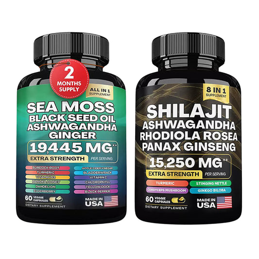 Sea Moss & Shilajit Ultimate Supplement Bundle