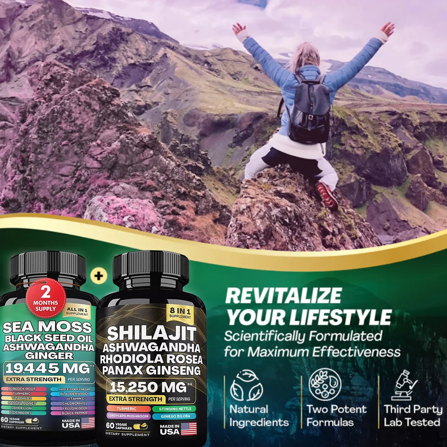 Sea Moss & Shilajit Ultimate Supplement Bundle