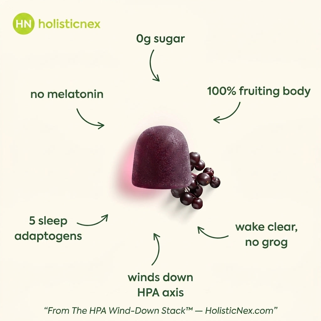 HolisticNex Sleep Mushroom Gummies