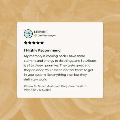 Super Mushroom Daily Gummies