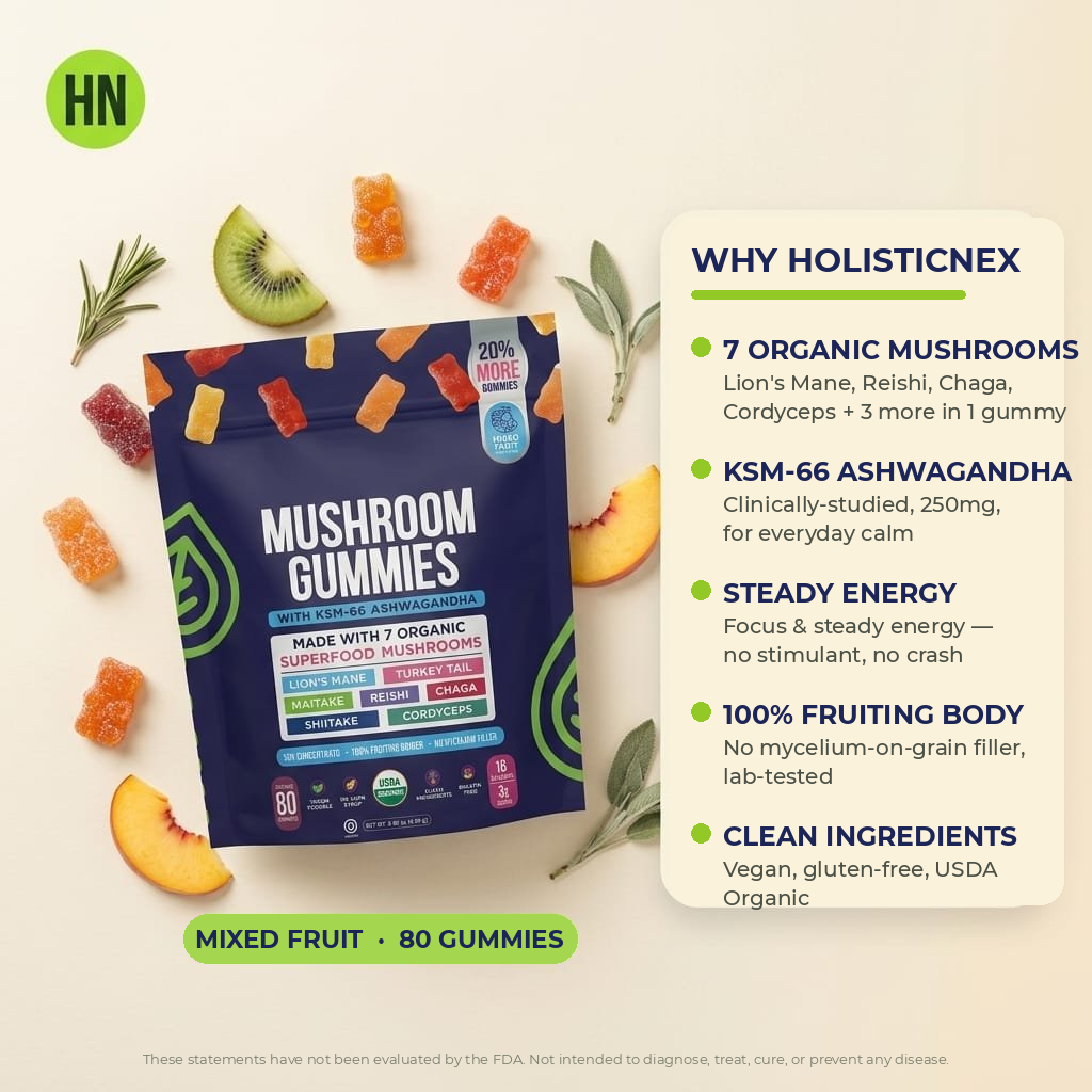 7-Mushroom Performance Gummies