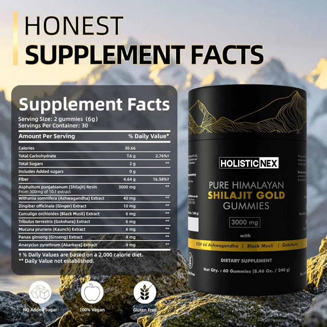 Pure Himalayan Shilajit Gold Gummies