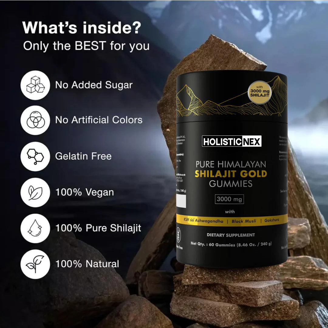 Pure Himalayan Shilajit Gold Gummies