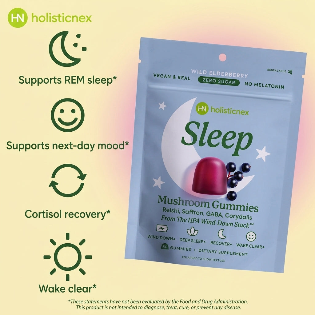 HolisticNex Sleep Mushroom Gummies